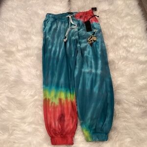 Ed Hardy Sweat Skull Pants, Size Large, Color Multi Colored